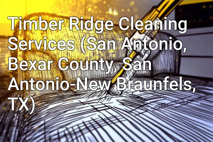 Timber Ridge Cleaning Services (San Antonio, Bexar County, San Antonio-New Braunfels, TX)