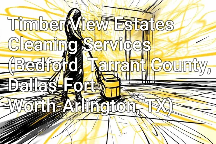 Timber View Estates Cleaning Services (Bedford, Tarrant County, Dallas-Fort Worth-Arlington, TX)