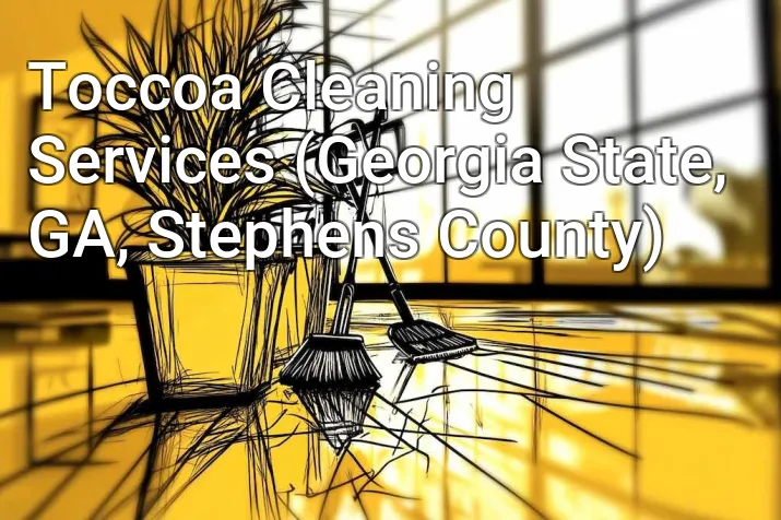 Toccoa Cleaning Services (Georgia State, GA, Stephens County)