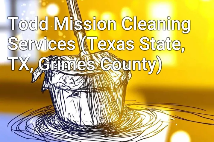 Todd Mission Cleaning Services (Texas State, TX, Grimes County)