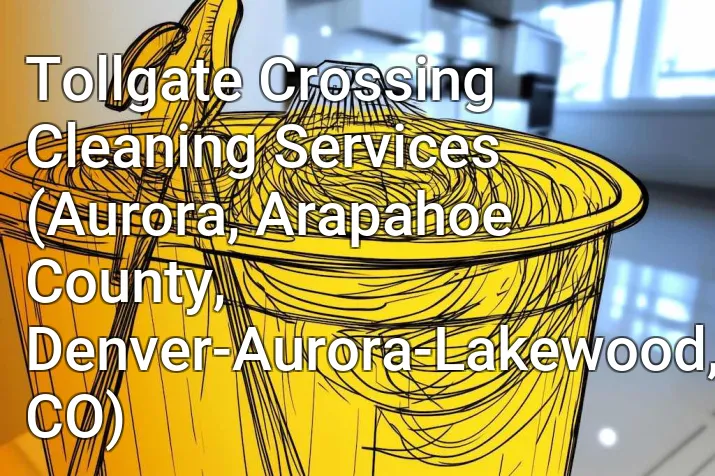 Tollgate Crossing Cleaning Services (Aurora, Arapahoe County, Denver-Aurora-Lakewood, CO)