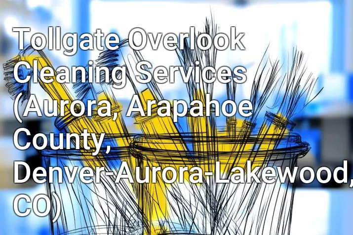 Tollgate Overlook Cleaning Services (Aurora, Arapahoe County, Denver-Aurora-Lakewood, CO)