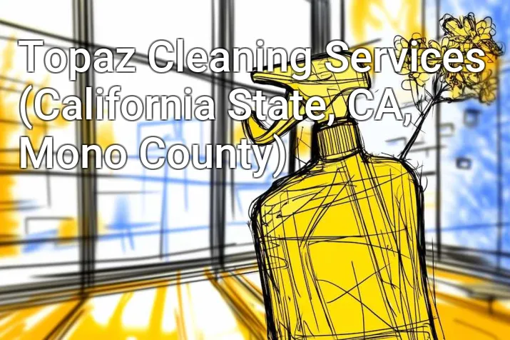 Topaz Cleaning Services (California State, CA, Mono County)