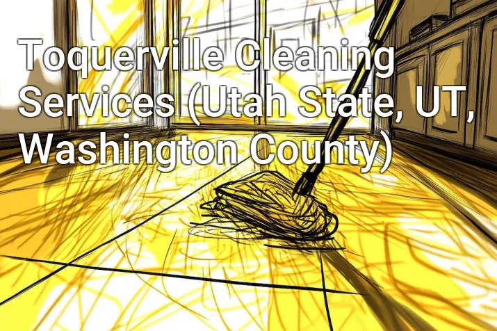 Toquerville Cleaning Services (Utah State, UT, Washington County)