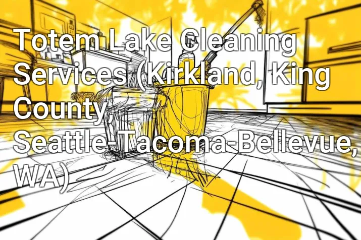 Totem Lake Cleaning Services (Kirkland, King County, Seattle-Tacoma-Bellevue, WA)