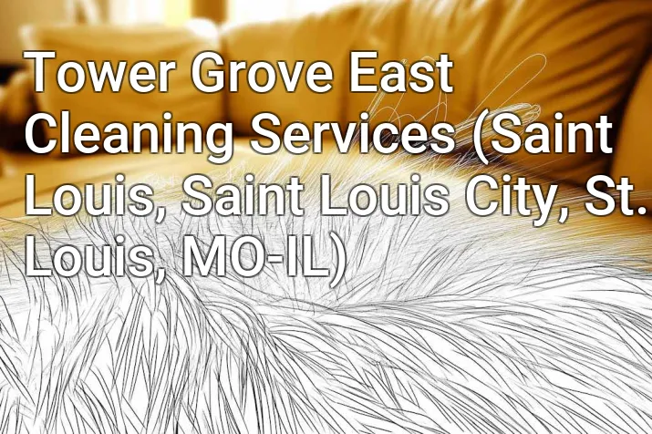 Tower Grove East Cleaning Services (Saint Louis, Saint Louis City, St. Louis, MO-IL)