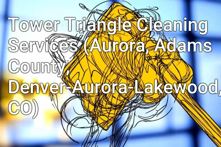 Tower Triangle Cleaning Services (Aurora, Adams County, Denver-Aurora-Lakewood, CO)