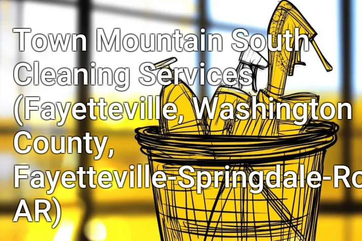 Town Mountain South Cleaning Services (Fayetteville, Washington County, Fayetteville-Springdale-Rogers, AR)