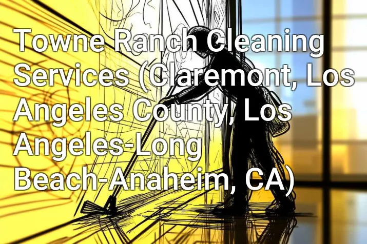 Towne Ranch Cleaning Services (Claremont, Los Angeles County, Los Angeles-Long Beach-Anaheim, CA)