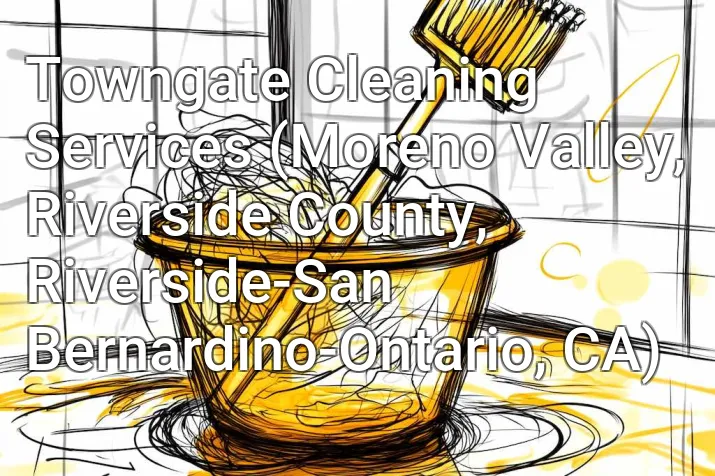 Towngate Cleaning Services (Moreno Valley, Riverside County, Riverside-San Bernardino-Ontario, CA)