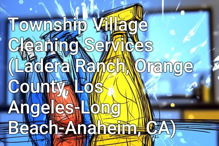 Township Village Cleaning Services (Ladera Ranch, Orange County, Los Angeles-Long Beach-Anaheim, CA)