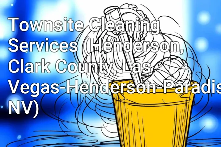 Townsite Cleaning Services (Henderson, Clark County, Las Vegas-Henderson-Paradise, NV)