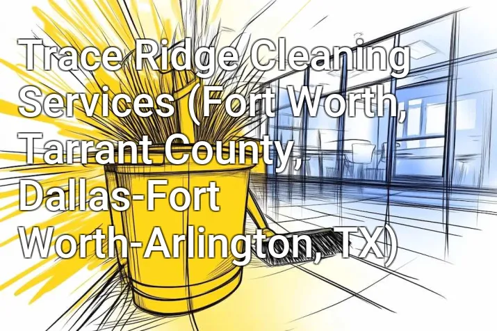 Trace Ridge Cleaning Services (Fort Worth, Tarrant County, Dallas-Fort Worth-Arlington, TX)