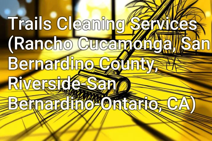 Trails Cleaning Services (Rancho Cucamonga, San Bernardino County, Riverside-San Bernardino-Ontario, CA)