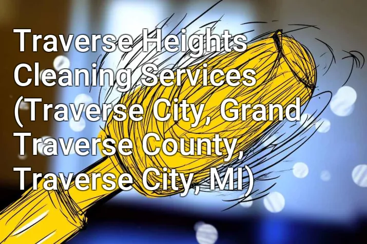 Traverse Heights Cleaning Services (Traverse City, Grand Traverse County, Traverse City, MI)