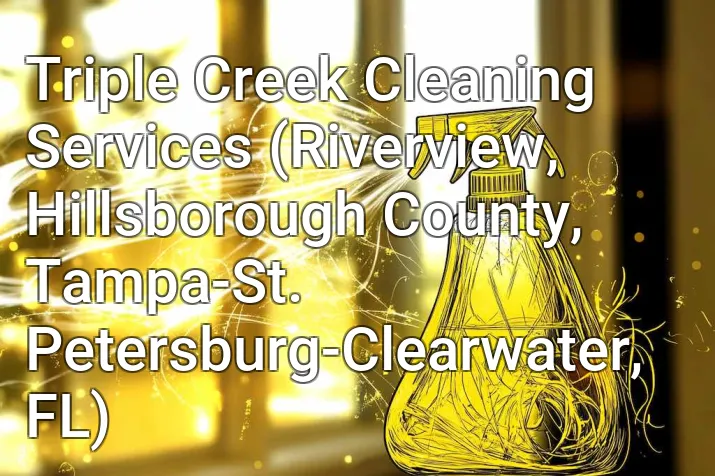 Triple Creek Cleaning Services (Riverview, Hillsborough County, Tampa-St. Petersburg-Clearwater, FL)