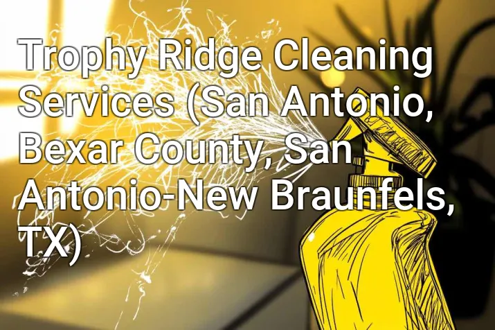 Trophy Ridge Cleaning Services (San Antonio, Bexar County, San Antonio-New Braunfels, TX)