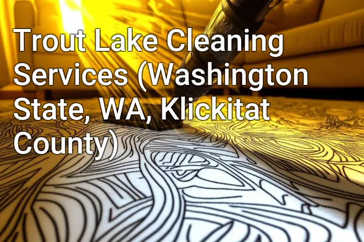Trout Lake Cleaning Services (Washington State, WA, Klickitat County)