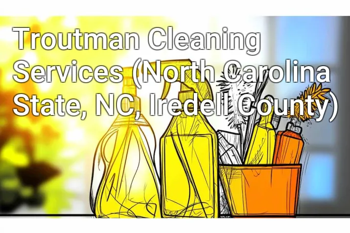 Troutman Cleaning Services (North Carolina State, NC, Iredell County)