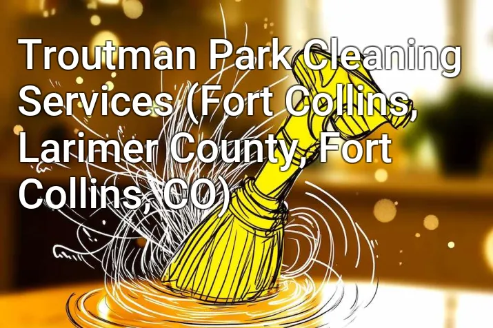 Troutman Park Cleaning Services (Fort Collins, Larimer County, Fort Collins, CO)