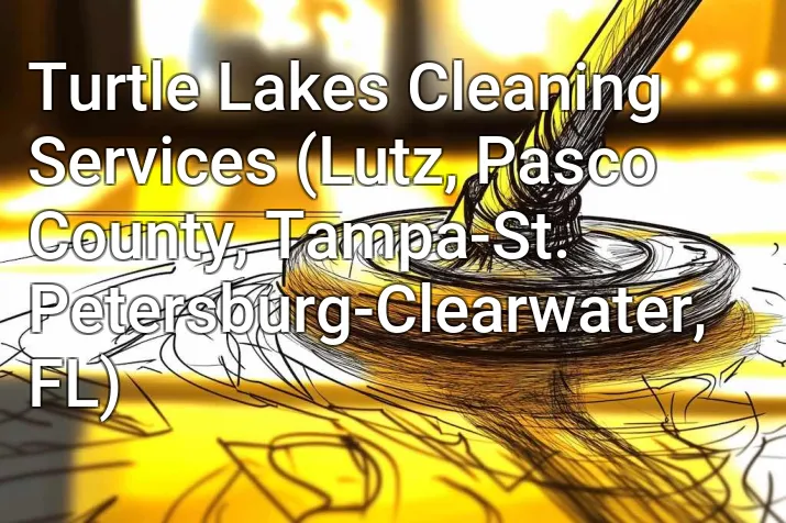 Turtle Lakes Cleaning Services (Lutz, Pasco County, Tampa-St. Petersburg-Clearwater, FL)