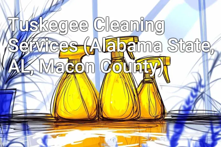 Tuskegee Cleaning Services (Alabama State, AL, Macon County)