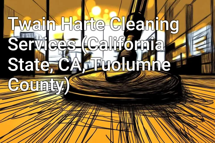 Twain Harte Cleaning Services (California State, CA, Tuolumne County)