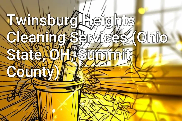Twinsburg Heights Cleaning Services (Ohio State, OH, Summit County)