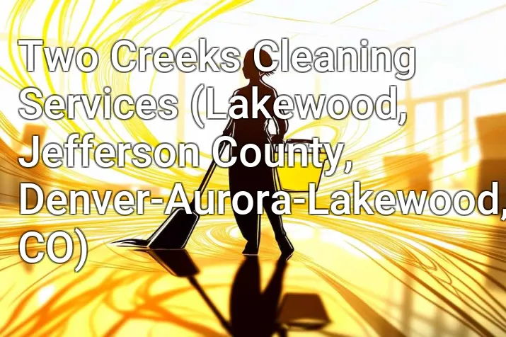 Two Creeks Cleaning Services (Lakewood, Jefferson County, Denver-Aurora-Lakewood, CO)