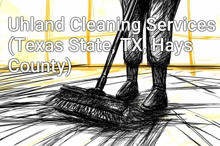 Uhland Cleaning Services (Texas State, TX, Hays County)