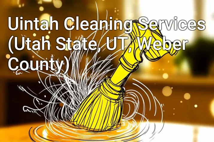 Uintah Cleaning Services (Utah State, UT, Weber County)