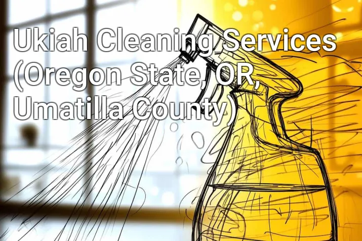 Ukiah Cleaning Services (Oregon State, OR, Umatilla County)