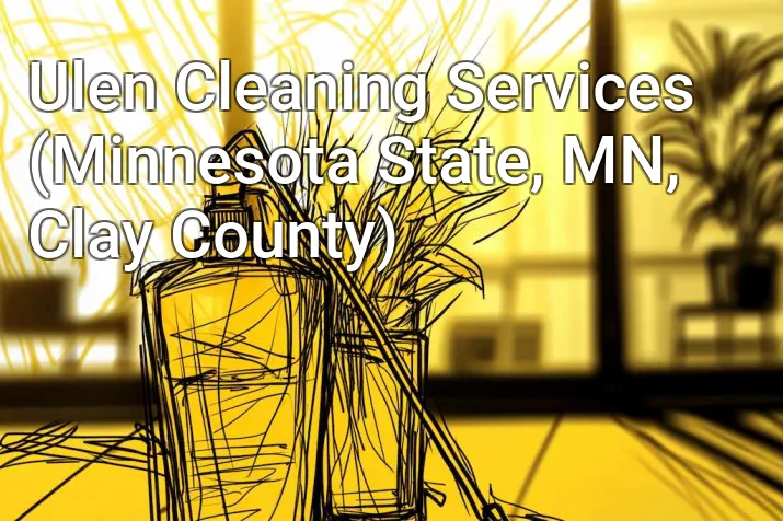 Ulen Cleaning Services (Minnesota State, MN, Clay County)