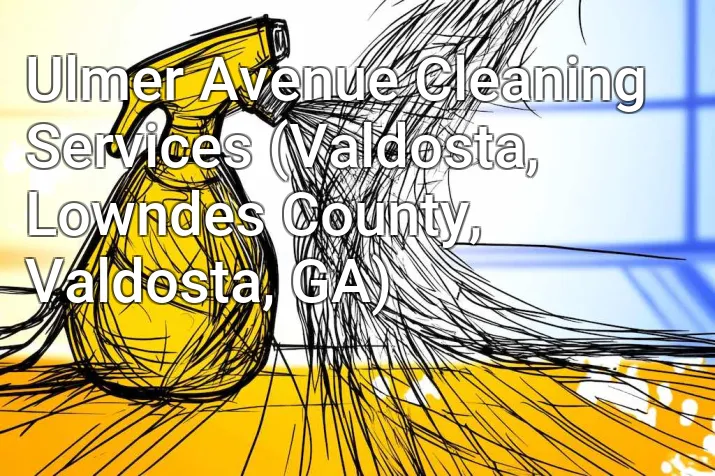 Ulmer Avenue Cleaning Services (Valdosta, Lowndes County, Valdosta, GA)