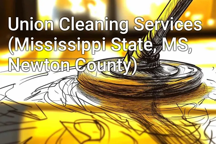Union Cleaning Services (Mississippi State, MS, Newton County)