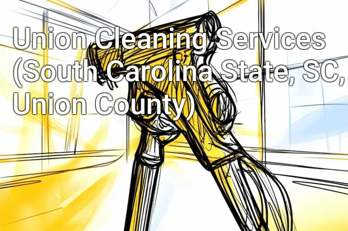 Union Cleaning Services (South Carolina State, SC, Union County)