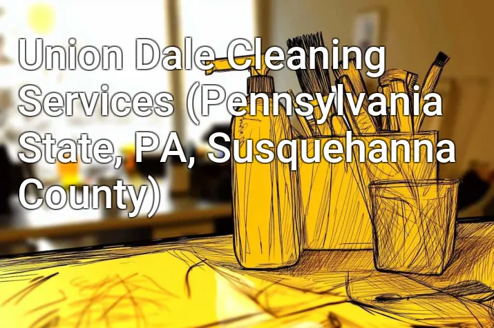 Union Dale Cleaning Services (Pennsylvania State, PA, Susquehanna County)