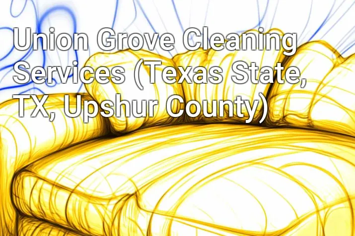 Union Grove Cleaning Services (Texas State, TX, Upshur County)