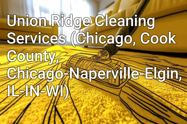 Union Ridge Cleaning Services (Chicago, Cook County, Chicago-Naperville-Elgin, IL-IN-WI)