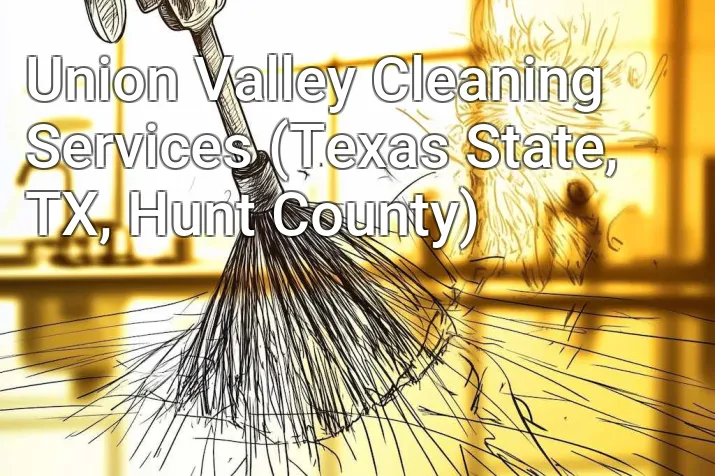 Union Valley Cleaning Services (Texas State, TX, Hunt County)