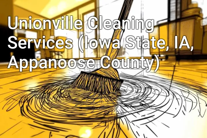 Unionville Cleaning Services (Iowa State, IA, Appanoose County)
