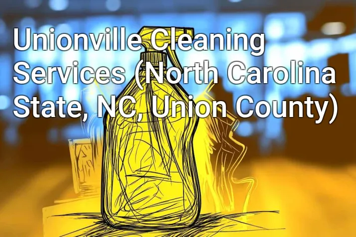 Unionville Cleaning Services (North Carolina State, NC, Union County)