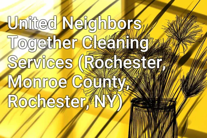 United Neighbors Together Cleaning Services (Rochester, Monroe County, Rochester, NY)