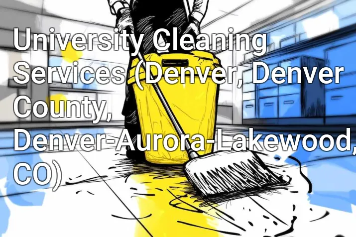 University Cleaning Services (Denver, Denver County, Denver-Aurora-Lakewood, CO)