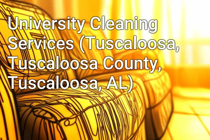University Cleaning Services (Tuscaloosa, Tuscaloosa County, Tuscaloosa, AL)
