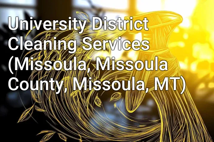 University District Cleaning Services (Missoula, Missoula County, Missoula, MT)