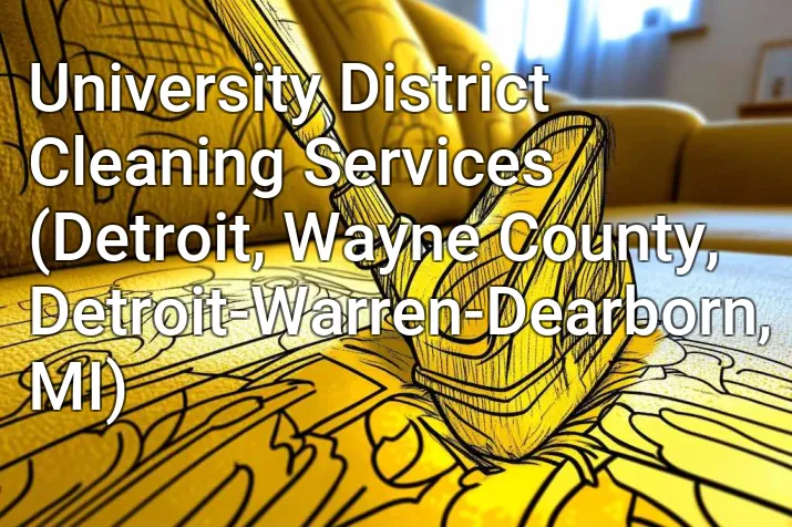 University District Cleaning Services (Detroit, Wayne County, Detroit-Warren-Dearborn, MI)