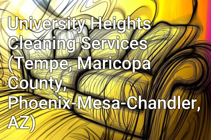 University Heights Cleaning Services (Tempe, Maricopa County, Phoenix-Mesa-Chandler, AZ)