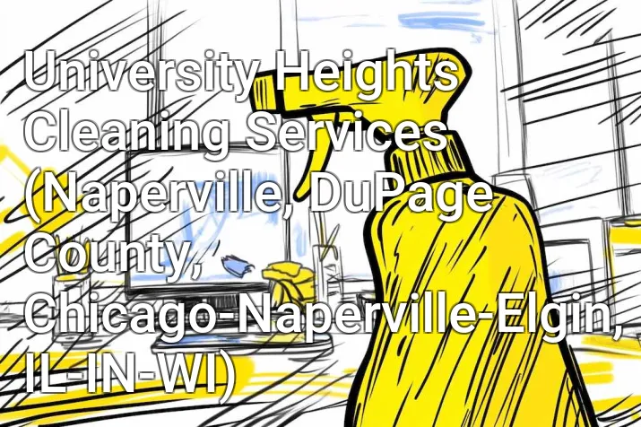 University Heights Cleaning Services (Naperville, DuPage County, Chicago-Naperville-Elgin, IL-IN-WI)