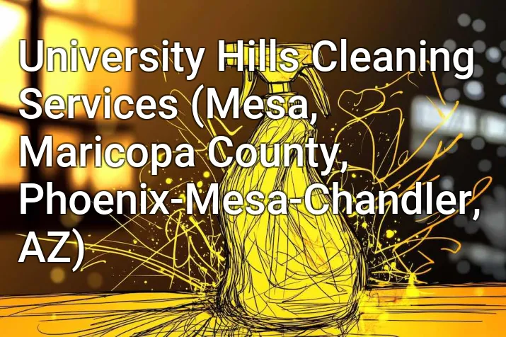 University Hills Cleaning Services (Mesa, Maricopa County, Phoenix-Mesa-Chandler, AZ)